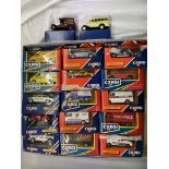 BOX OF BOXED CORGI ADVERTISING AND POLICE DIECAST VEHICLES