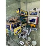 SHOEBOX CONTAINING DIECAST MODEL CARS INCLUDING DINKY, HEINZ 57 WAGON,