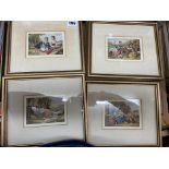 FOUR 19TH CENTURY LITHOGRAPHIC PRINTS POSSIBLY LEBLONDE