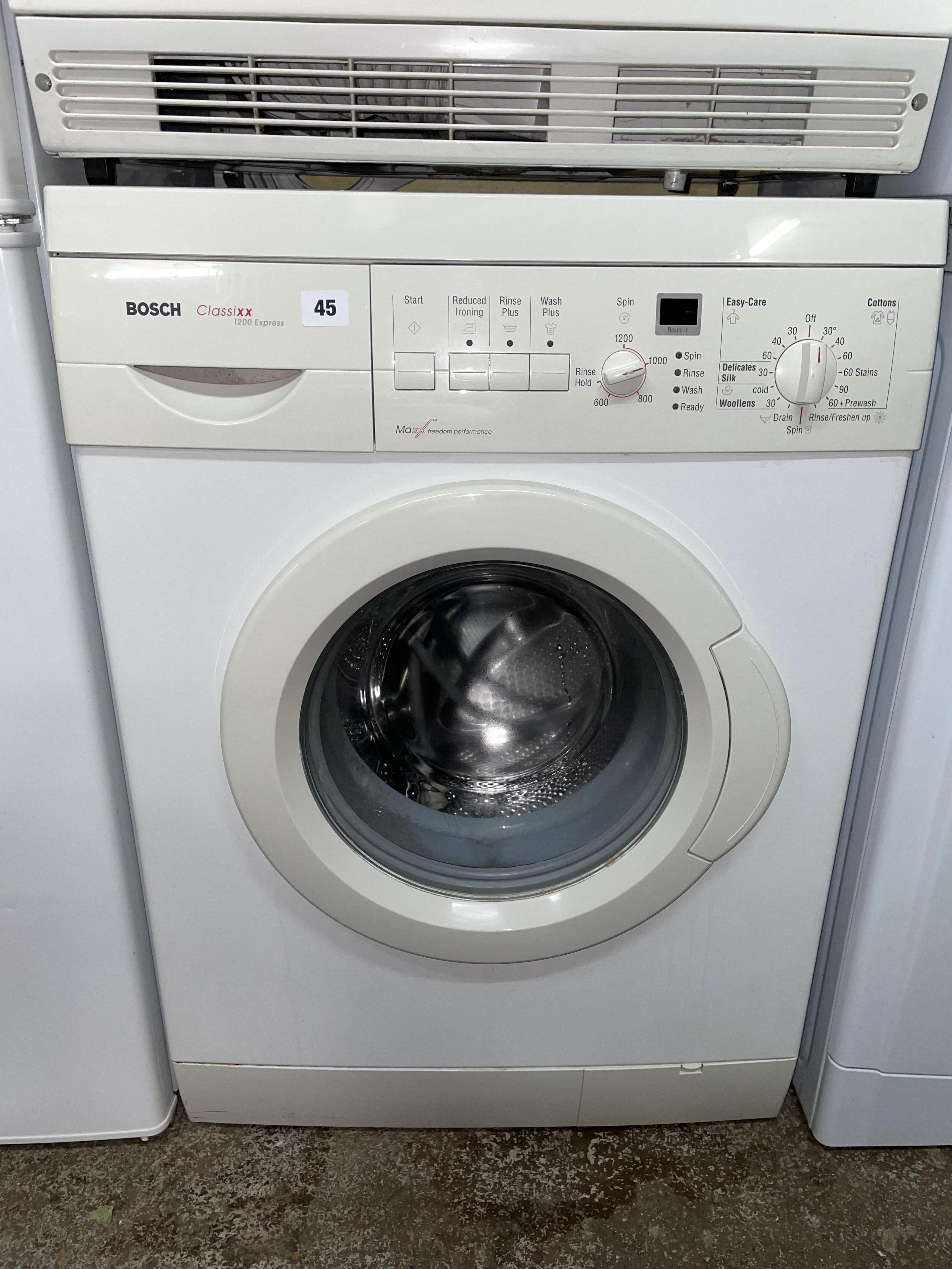 BOSCH CLASSIXX 1200 EXPRESS WASHING MACHINE