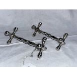 PAIR OF LONDON SILVER CUTLERY STRETCHERS