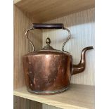 VICTORIAN OVERSIZED COPPER KETTLE