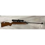 WEBLEY EXCEL AIR RIFLE WITH A TASCO SITE 4 X 32