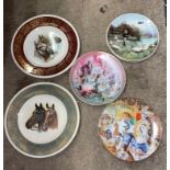 GROUP OF LIMITED EDITION COLLECTORS PLATES INCLUDING "TENDING THE GEESE" BY LUIGI CHIALIVA #872,