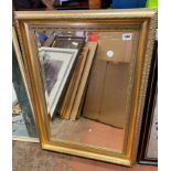 GILT ORNATE FRAMED BEVELLED MIRROR