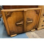 1930S OAK SIDEBOARD