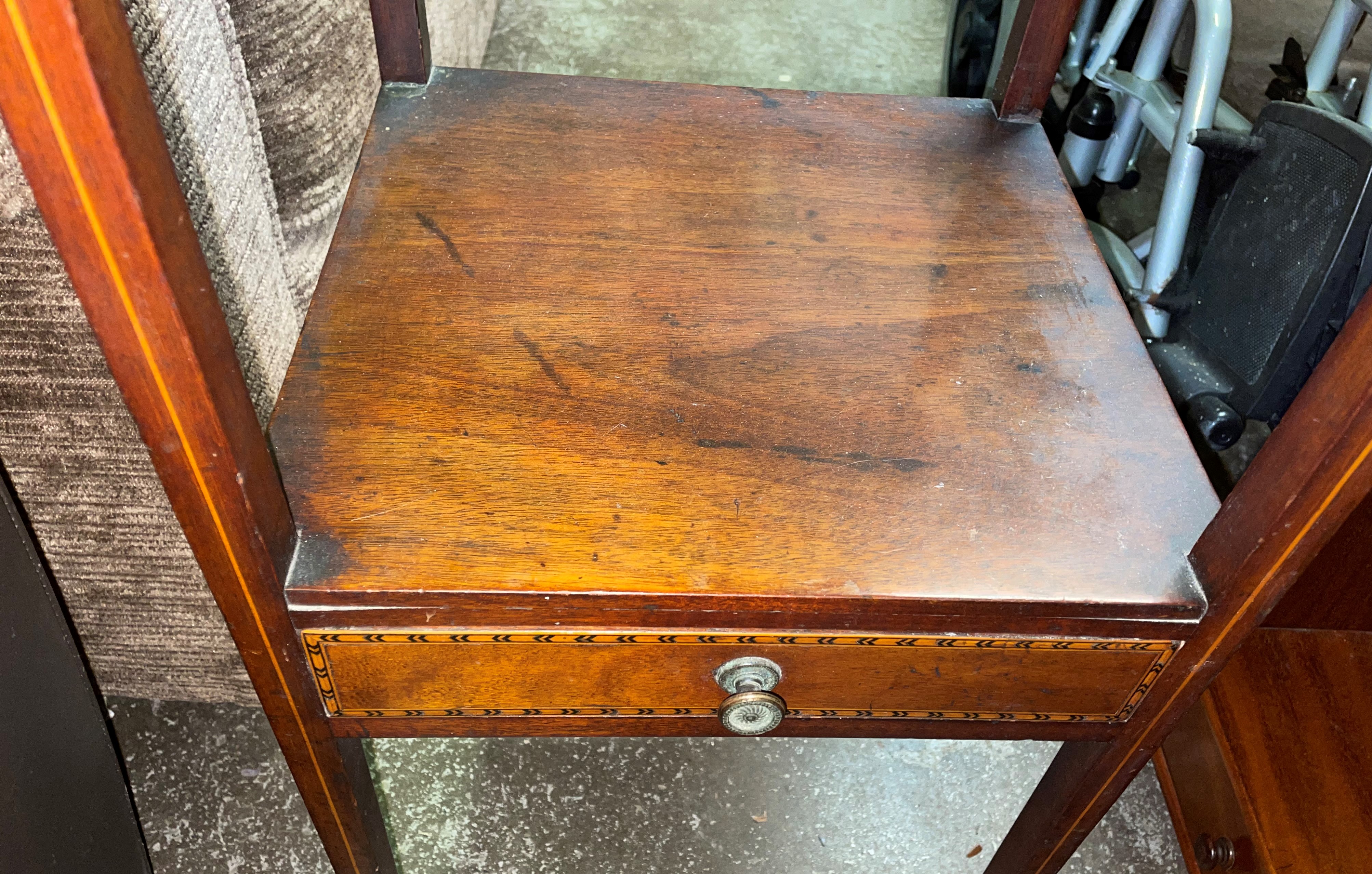 MAHOGANY WASH STAND - Image 4 of 4