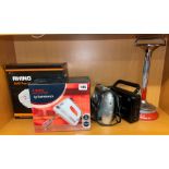 RHINO ELECTRIC HEATER, HAND MIXER,