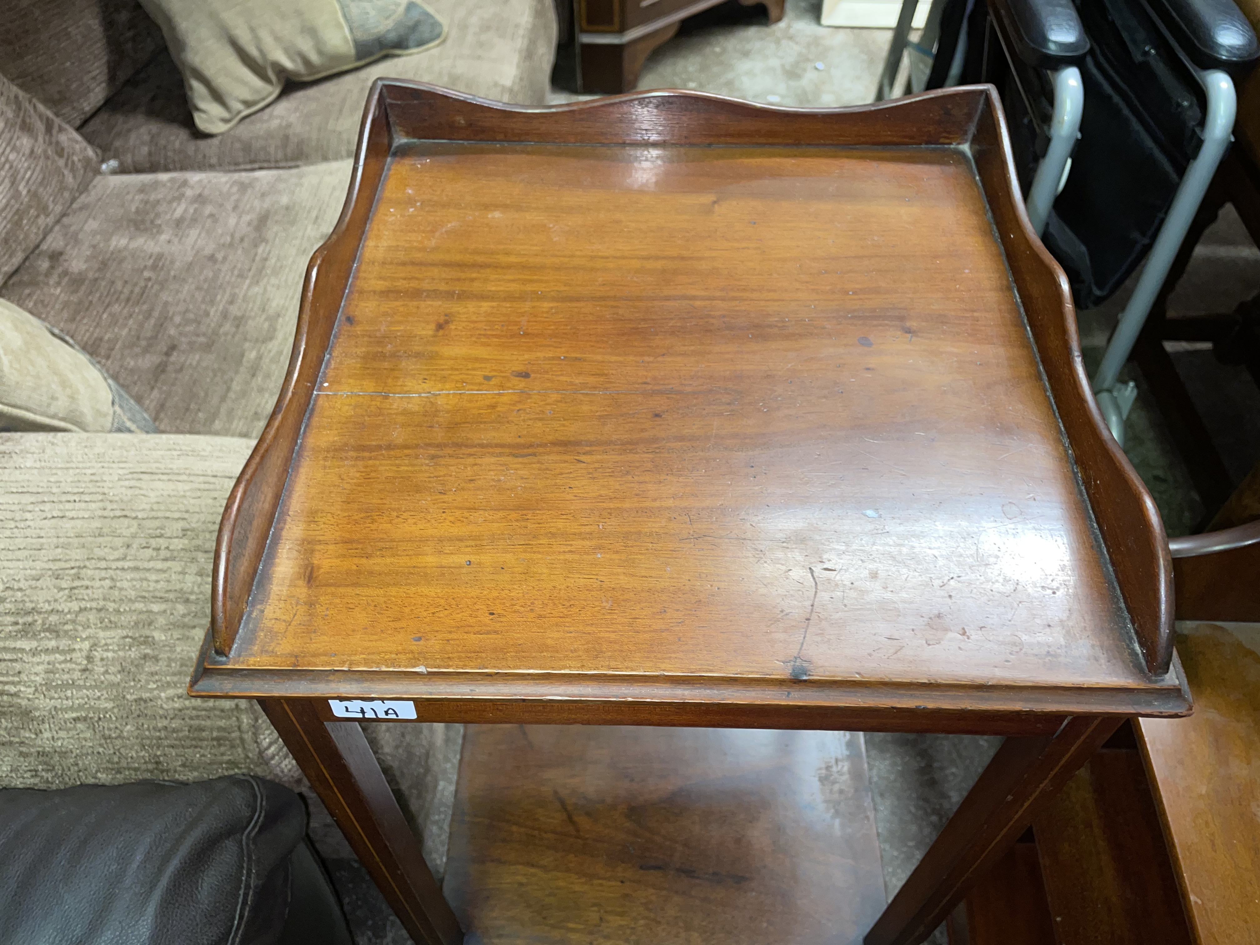 MAHOGANY WASH STAND - Image 3 of 4