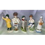 ROYAL WORCESTER FIGURES BY F.G.