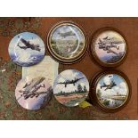 FOUR ROYAL DOULTON LIMITED EDITION COLLECTORS PLATES HEROES OF THE SKY SERIES,