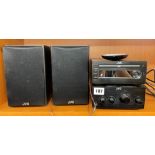 JVC DAB MICRO CD PLAYER AND SPEAKERS