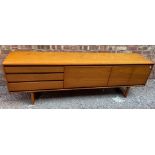 WHITE AND NEWTON TEAK LONG SIDEBOARD 217CM LONG APPROX