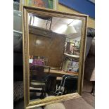 GILT AND FAUX MARBLE EFFECT MIRROR