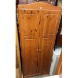 PINE TWO DOOR WARDROBE