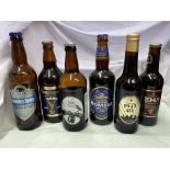 SIX BOTTLES OF COMMEMORATIVE BOTTLE BEERS RELATING TO THE RAF