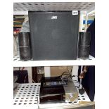 JVC COMPACT COMPONENT SYSTEM HIFI SPEAKER CUBE AND REMOTE CONTROL
