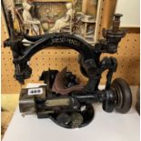 GROSSMANN DRESDENSIA B VINTAGE STRAW HAT SEWING MACHINE