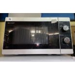 SHARP SILVER MICROWAVE OVEN