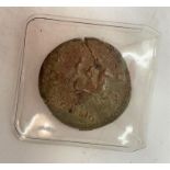 REPLICA ROMAN BRONZE COIN TOKEN NERO CLAVD CEASAR