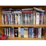 SELECTION OF BOX SETS DVDS, FEATURE FILMS, DOWNTON ABBEY,