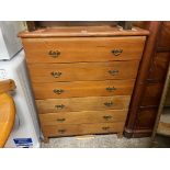 PINE SIX DRAWER CHEST