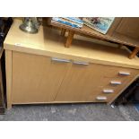 BEECH SIDEBOARD CUPBOARD