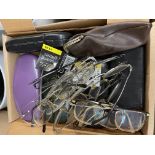 BOX OF VARIOUS SPECTACLES,