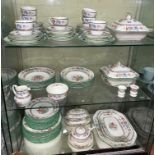 COPELAND SPODE TABLE SERVICE INCLUDING TUREENS AND COVERS