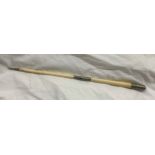 IVORY AND SILVER MOUNTED CONDUCTORS PRESENTATION BATON,