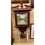 HIGHLANDS DUTCH STYLE TWIN WEIGHT PENDULUM WALL CLCOK