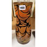 POOLE POTTERY AEGEAN PATTERNED VASE HEIGHT 30CM APPROX