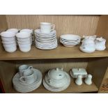 DENBY STONEWARE TABLEWARES, ALFRED MEAKIN TUREENS AND PLATE,