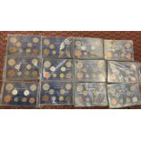 TWELVE ER II COINS OF GREAT BRITAIN SETS PRE DECIMAL 1960S