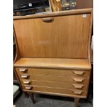 G PLAN TEAK DRINKS CABINET BUREAU