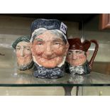 LARGE ROYAL DOULTON CHARACTER JUGS - GRANNY,