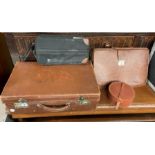 LEATHER SUITCASE, GLADSTONE BAG,