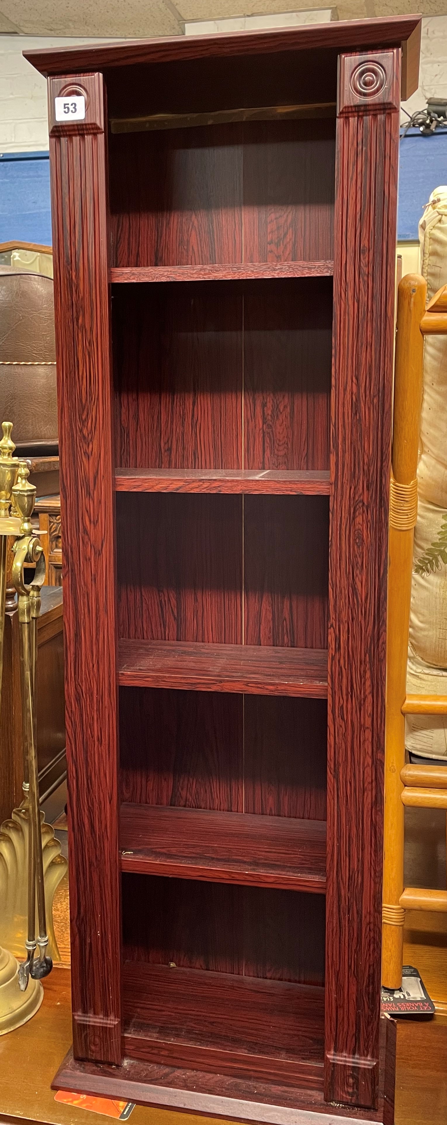 ROSEWOOD EFFECT CD STORAGE TOWER