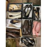 BOXES OF MAINLY LADIES SHOES