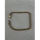 9CT GOLD BELCHER LINK BRACELET WITH LOBSTER CLAW CLASP 3.