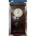 MID 20TH CENTURY PENDULUM WALL CLOCK