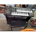 ELECTONE ME-30 ELECTRONIC KEYBOARD/ORGAN AND STOOL