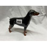 BESWICK GLOSS DOBERMAN FIGURE