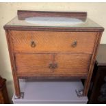 OAK POT CUPBOARD