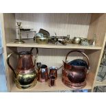 COPPER COAL HELMET, VARIOUS COPPER MEASURES,