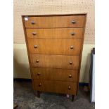 1960S G PLAN SIX DRAWER CHEST