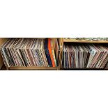 THREE SHELVES OF VINYL LPS AND BOX SETS