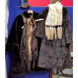 SELECTION OF FUR COATS AND STOLES