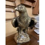 CHALK GILDED FIGURE OF AN EAGLE