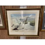 PRINT BY ROBERT TAYLOR 'DUEL OF EAGLES' TO COMMEMORATIVE THE ANNIVERSARY OF THE BATTLE OF BRITAIN